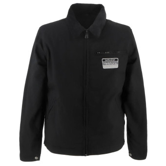 Motorradjacke Helstons Worker Baumwolle Schwarz