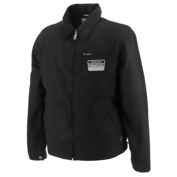 Helstons Worker Baumwolle Schwarz