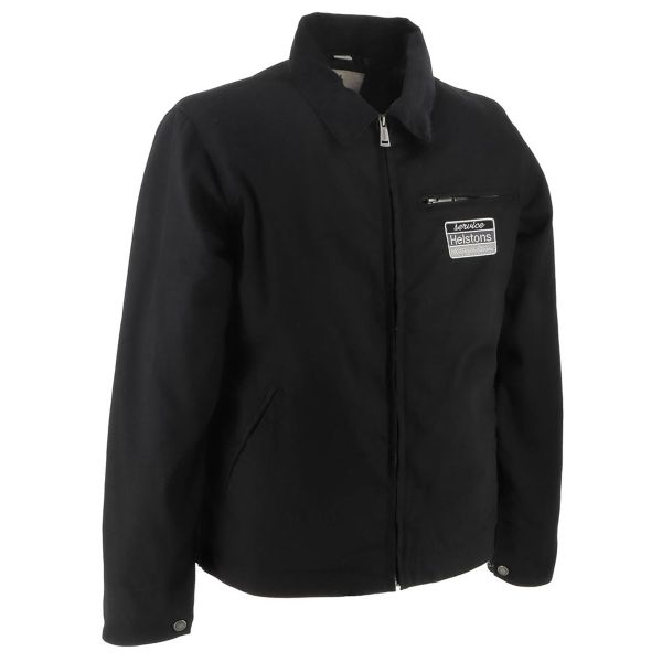 Helstons Worker Baumwolle Schwarz