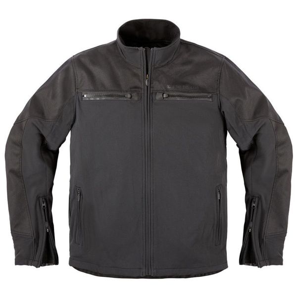 Motorradjacke ICON 1000 Nightbreed Jacket Black