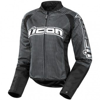 Motorradjacke ICON Hooligan 2 Glam Black