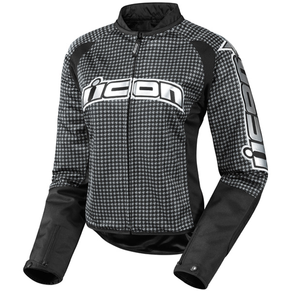 Motorradjacke ICON Hooligan 2 Glam Black