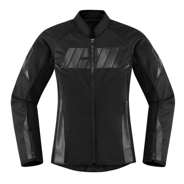 Motorradjacke ICON Hooligan CE Woman Black Motorradjacke ICON Hooligan CE Woman Black