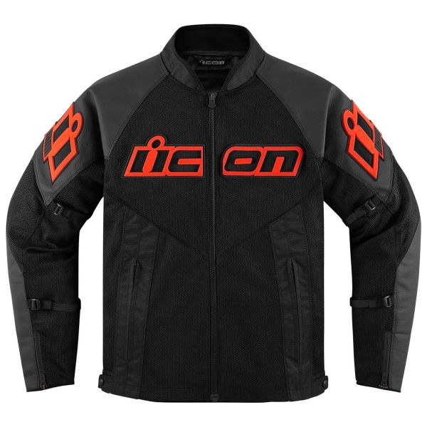 Motorradjacke ICON Mesh AF Leather Slayer Motorradjacke ICON Mesh AF Leather Slayer
