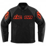 Motorradjacke ICON Mesh AF Leather Slayer