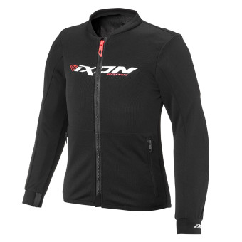 Motorradjacke Ixon Arma Kid Black White Bright Red