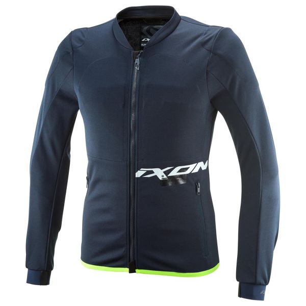 Motorradjacke Ixon Arma Navy White Bright Yellow