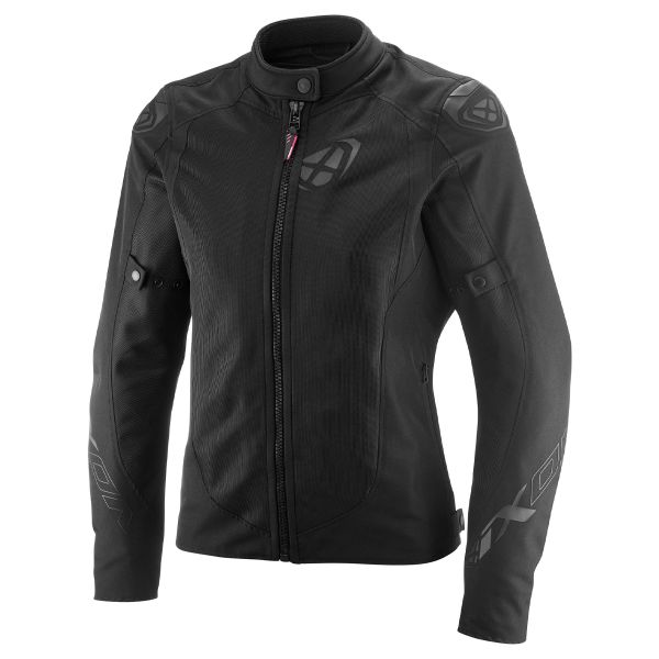 Motorradjacke Ixon Artemis Black Black