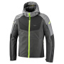 Motorradjacke Ixon Burning Grey Black Bright Yellow