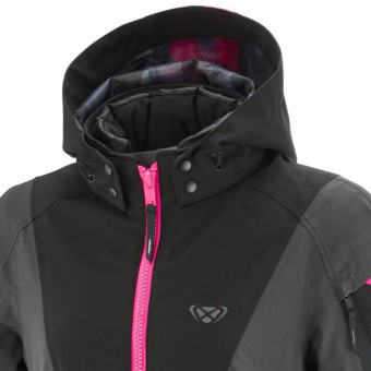 Ixon Burning Lady Anthrazit Schwarz Pink