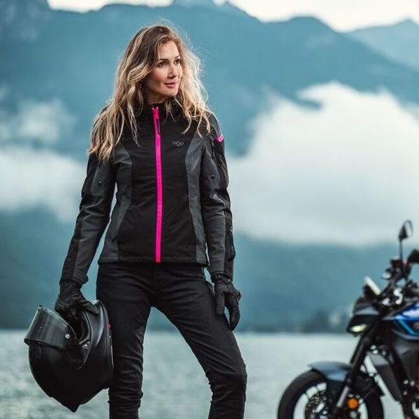 Ixon Burning Lady Anthrazit Schwarz Pink