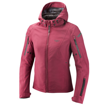 Motorradjacke Ixon Burning Lady Bordeaux