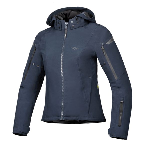 Motorradjacke Ixon Burning Lady Navy
