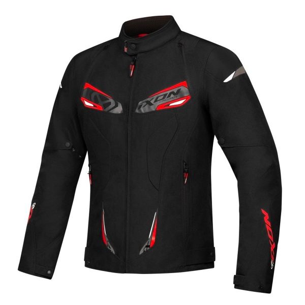 Motorradjacke Ixon Caliber Black White Red