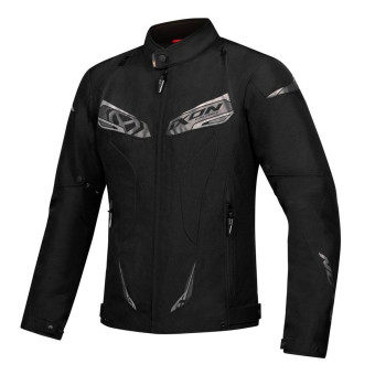 Motorradjacke Ixon Caliber Black White