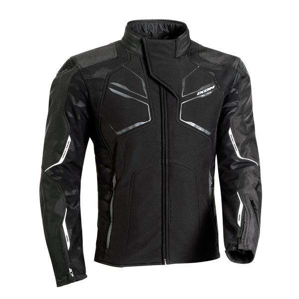 Motorradjacke Ixon Cell Black Anthracite White Motorradjacke Ixon Cell Black Anthracite White