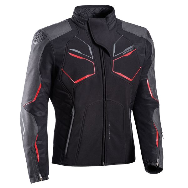 Motorradjacke Ixon Cell Black Grey Red Motorradjacke Ixon Cell Black Grey Red