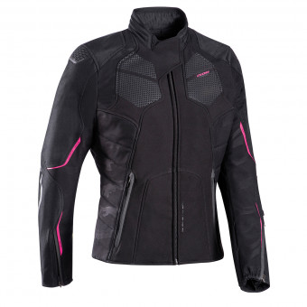 Motorradjacke Ixon Cell Lady Black Fushia