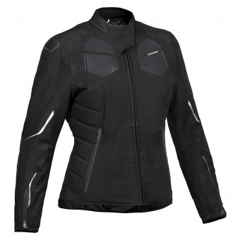 Motorradjacke Ixon Cell Lady Black Silver
