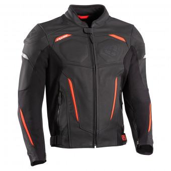 Motorradjacke Ixon Ceros Black Red