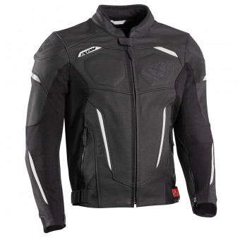Motorradjacke Ixon Ceros Black White