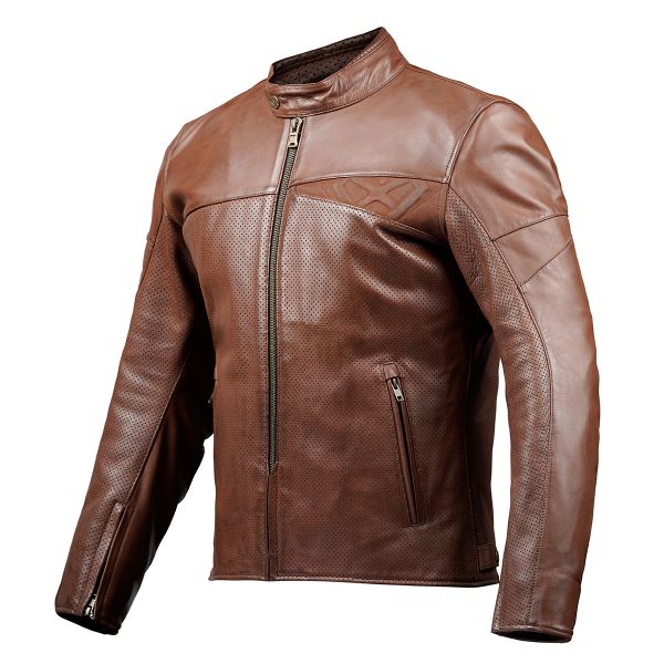 Motorradjacke Ixon Cranky Air Brown