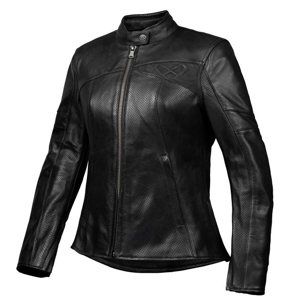 Motorradjacke Ixon Crank Air Lady Black