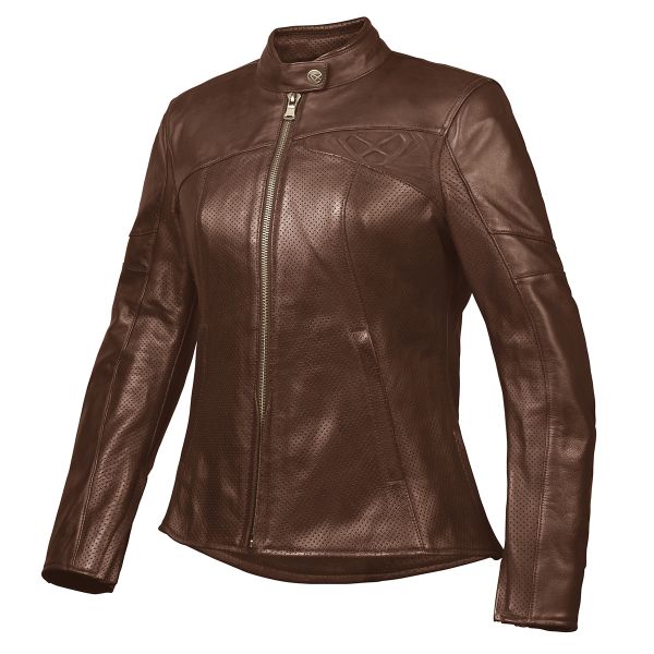 Motorradjacke Ixon Crank Air Lady Brown