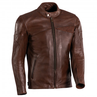 Motorradjacke Ixon Cranky Brown