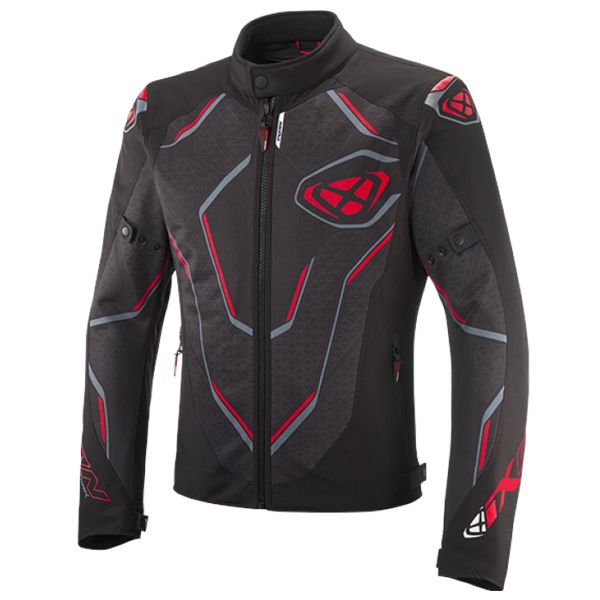 Motorradjacke Ixon Demoniak Black Red Motorradjacke Ixon Demoniak Black Red
