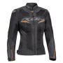 Motorradjacke Ixon Draco Lady Anthracite Black Gold