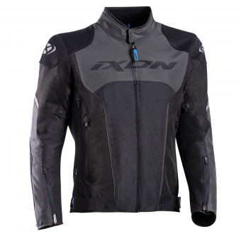 Motorradjacke Ixon Dragg Black Grey