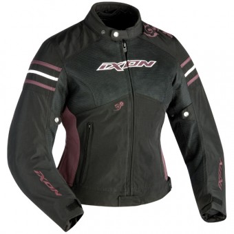 Motorradjacke Ixon Electra Schwarz Violett