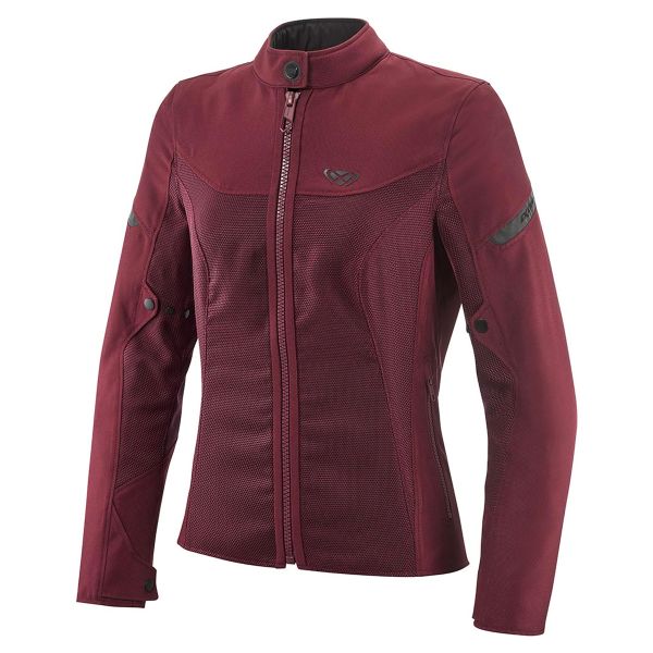 Motorradjacke Ixon Fresh Lady Burgundy