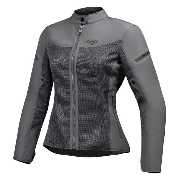 Motorradjacke Ixon Fresh Lady Grey