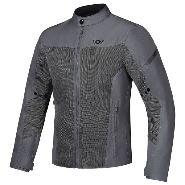 Motorradjacke Ixon Fresh Slim Grey
