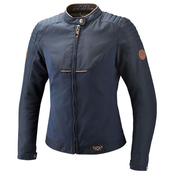 Motorradjacke Ixon Hornet Lady Navy Brown