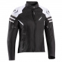 Motorradjacke Ixon Ilana Evo Black White Grey