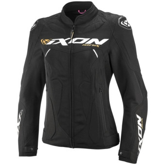 Motorradjacke Ixon Ionix Lady Schwarz Weiß Motorradjacke Ixon Ionix Lady Schwarz Weiß