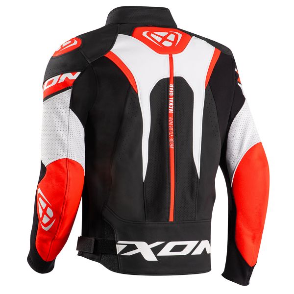Ixon Jackal Jacket White Black Red