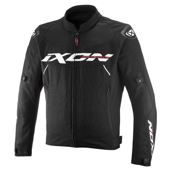 Motorradjacke Ixon Meteor 31 Black White