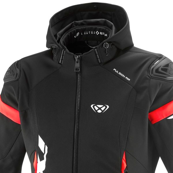 Ixon Pulsion Air Black White Bright Red