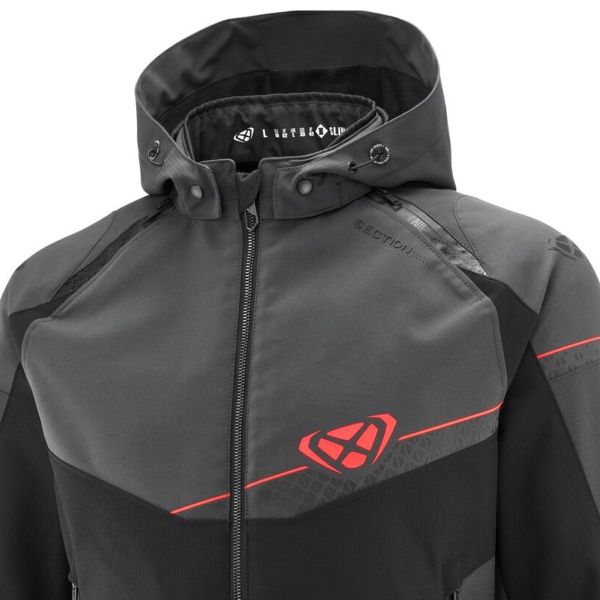 Ixon Abschnitt Black Anthracite Red