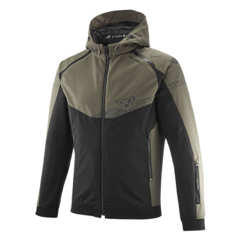 Motorradjacke Ixon Section Khaki Black