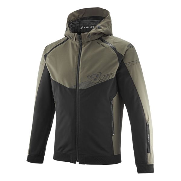 Motorradjacke Ixon Section Khaki Black Motorradjacke Ixon Section Khaki Black