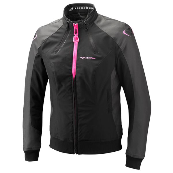Motorradjacke Ixon Siwa Lady Black Anthracite Pink Motorradjacke Ixon Siwa Lady Black Anthracite Pink