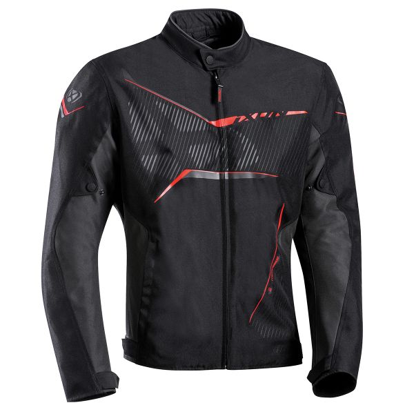 Motorradjacke Ixon Slash Black Grey Red Motorradjacke Ixon Slash Black Grey Red