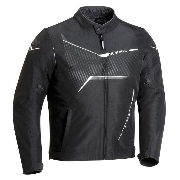 Motorradjacke Ixon Slash C Black White Motorradjacke Ixon Slash C Black White