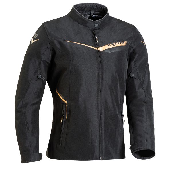 Motorradjacke Ixon Slash C Lady Black Gold