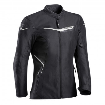 Motorradjacke Ixon Slash Lady Black Silver